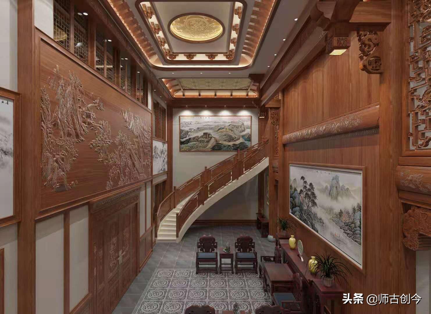 中式古典紅木裝修，營造出經(jīng)典舒適的居住空間